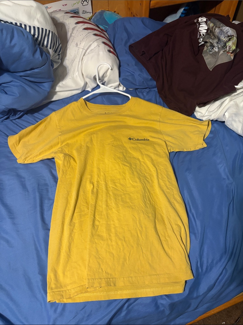 Columbia Yellow Short-Sleeve Logo T-Shirt